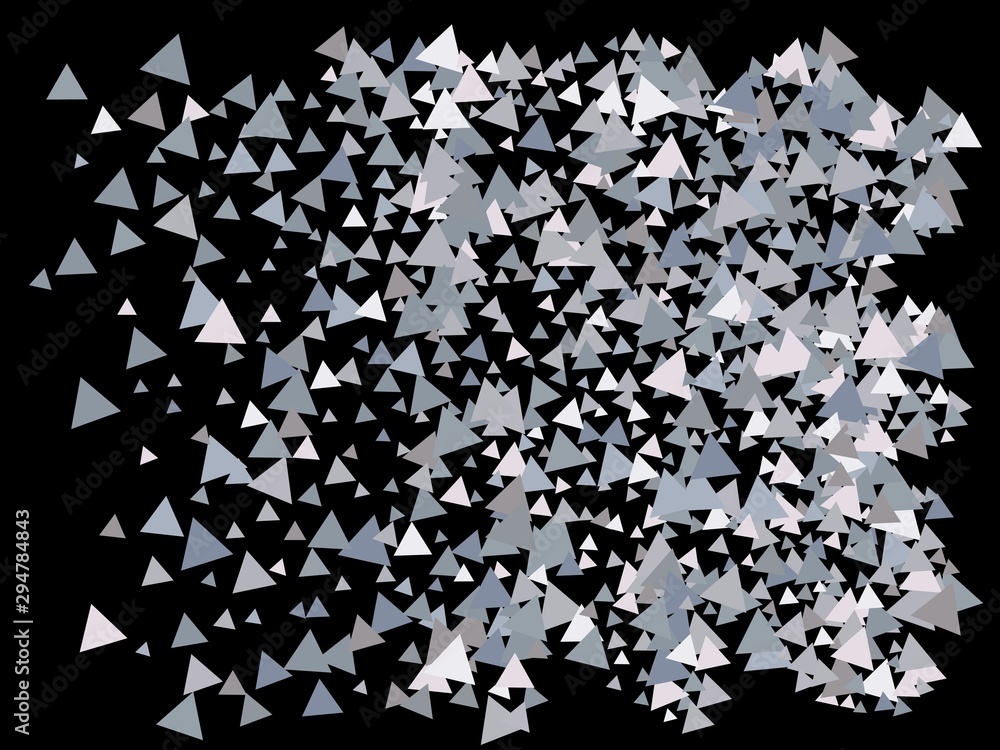 Beautiful shiny falling triangles. Beautiful shiny falling triangles.