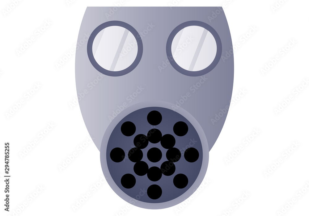 fax desfile costo Máscara militar para gas y químicos. Stock Vector | Adobe Stock