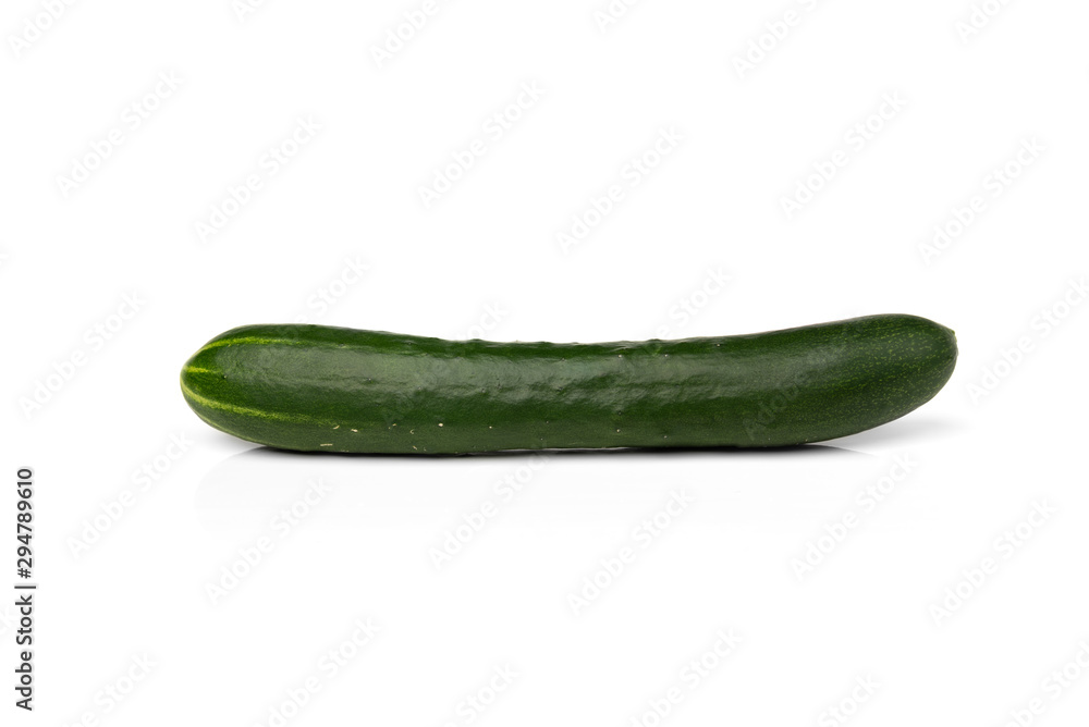 Fresh cucumber isolated on white background. Fresh cucumber isolated on white background.