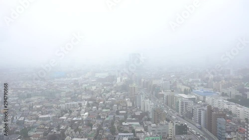 Wallpaper Mural 東京　雨天 Torontodigital.ca