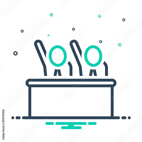 mix icon for participate 