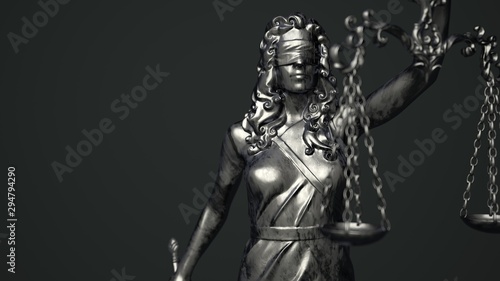 Lady Justice Dark Background © Alexander Limbach