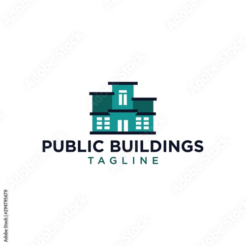 public building logo design 