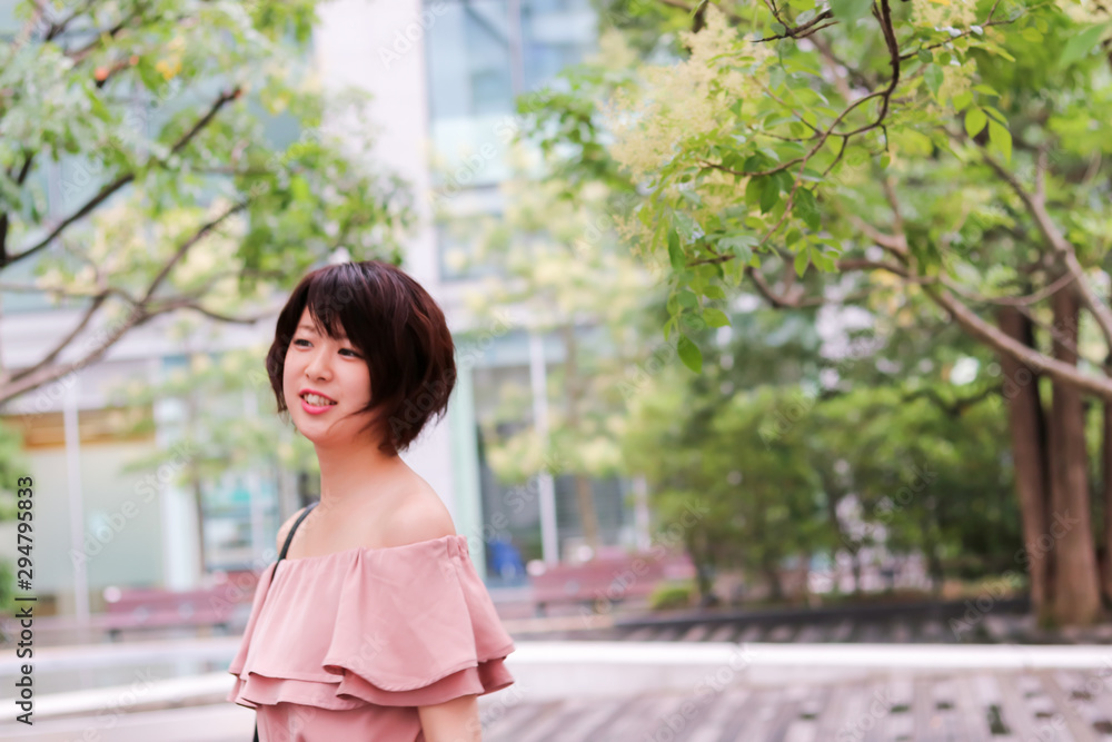 Berry cute Japanese young woman. Berry cute Japanese young woman.