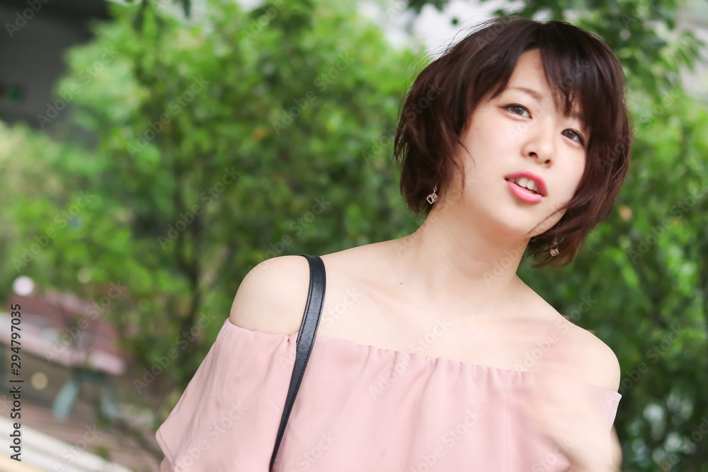 Berry cute Japanese young woman. Berry cute Japanese young woman.
