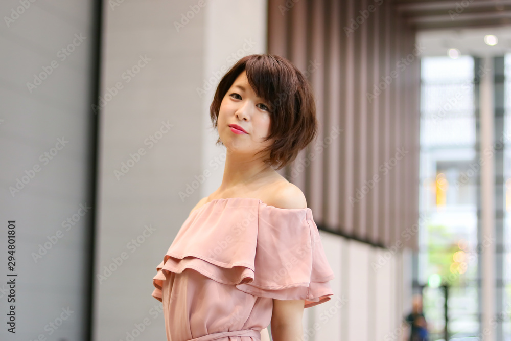 Berry cute Japanese young woman. Berry cute Japanese young woman.