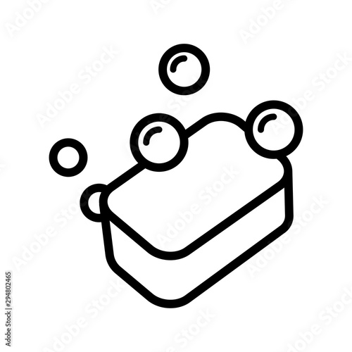 soap - bath room icon vector design template