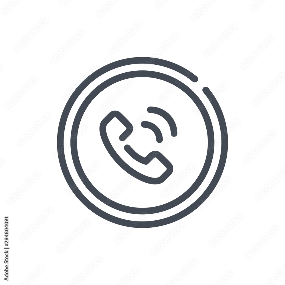 Customer service line icon. Helpline and call back vector outline sign. Customer service line icon. Helpline and call back vector outline sign.