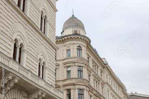 VIENNA, AUSTRIA  - 22-10-2018: Beautiful view of city of the palace of the building.