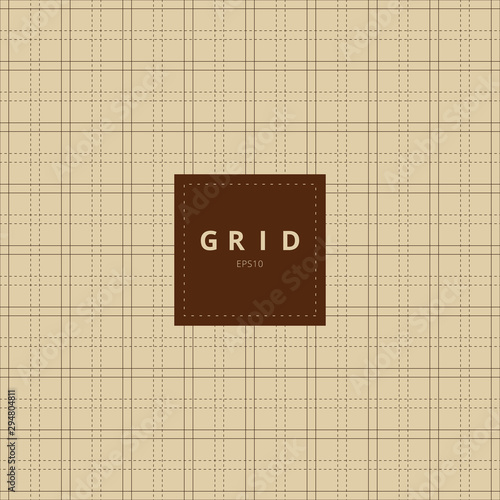 Grid square graph line on b...