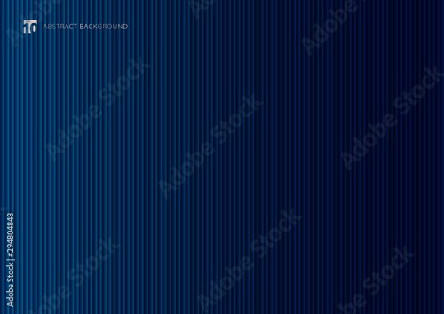 Abstract dark blue striped vertical lines background and texture.