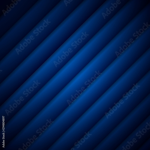 Abstract dark blue stripe pattern diagonal geometric background and texture.