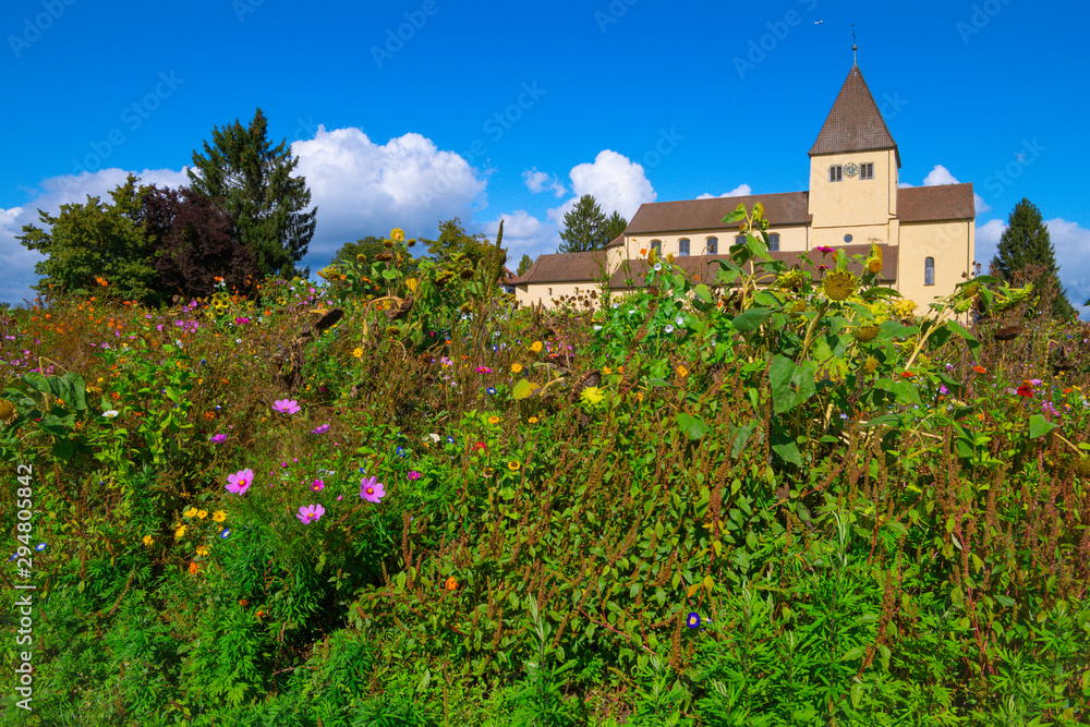 St. Georg Church on Reichenau Island has been standing here for over 1000 years. There are no buildings from this time in the distance after destructive forces of all kinds. Like a rock of love.