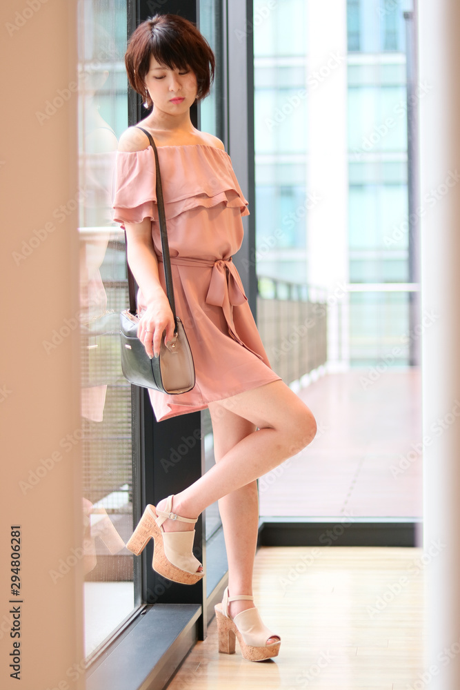 Berry cute Japanese young woman. Berry cute Japanese young woman.