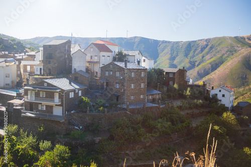 view on portuguese village Chas de Egua photo