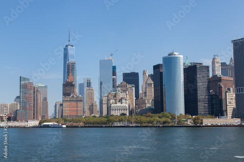 vista de la ciudad de Nueva York desde la bah  a