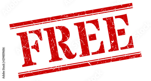 free stamp. free square grunge sign. free