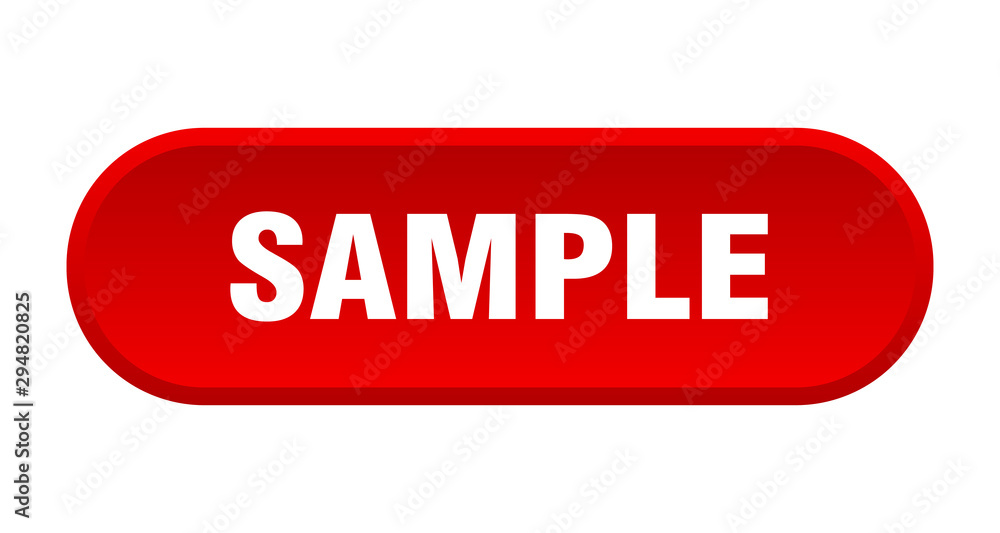 sample button. sample rounded red sign. sample sample button. sample rounded red sign. sample