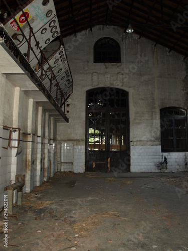 interior mina abandonada en León, España photo