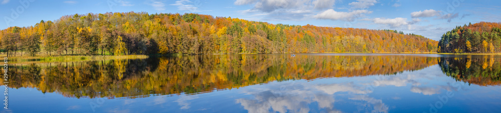 Autumn over the lake