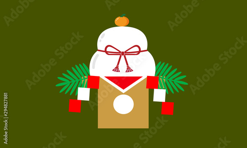 鏡餅：日本の伝統（餅を神仏に供える正月飾り）