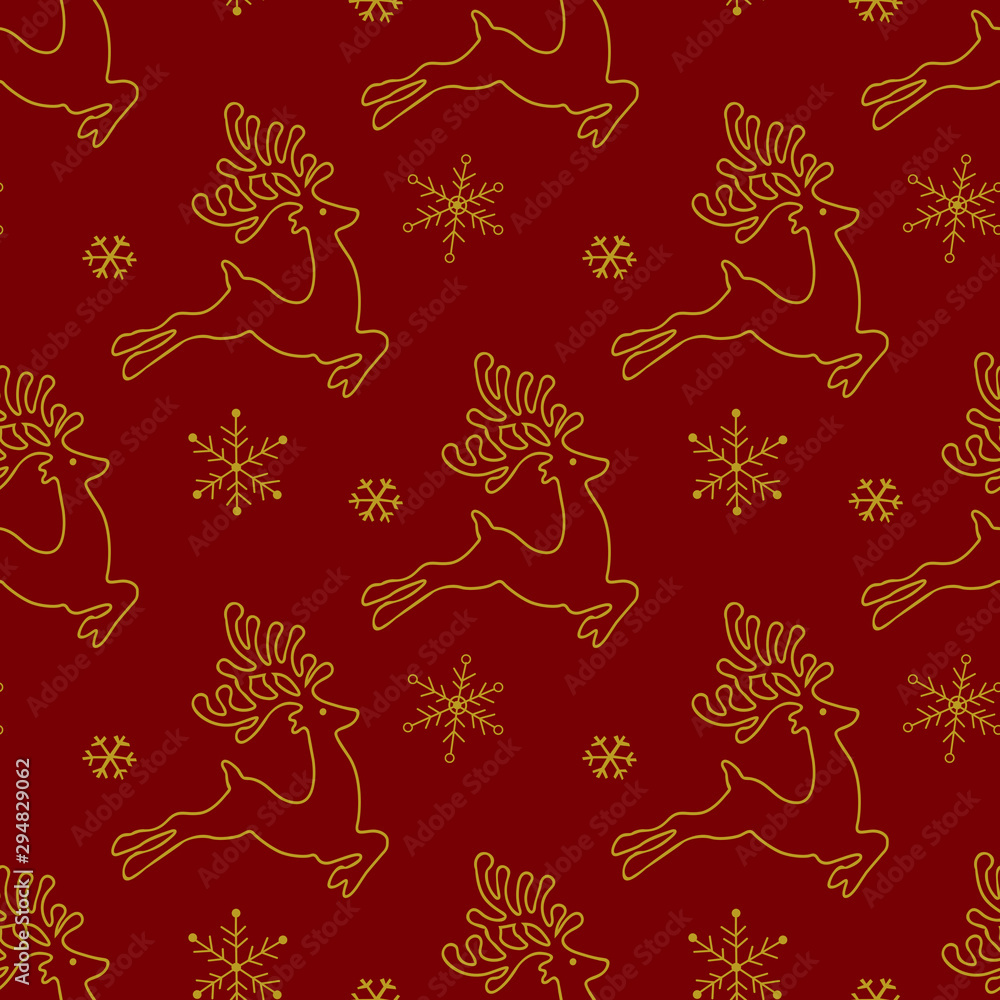 Christmas seamless pattern. Vector illustration. Christmas seamless pattern. Vector illustration.