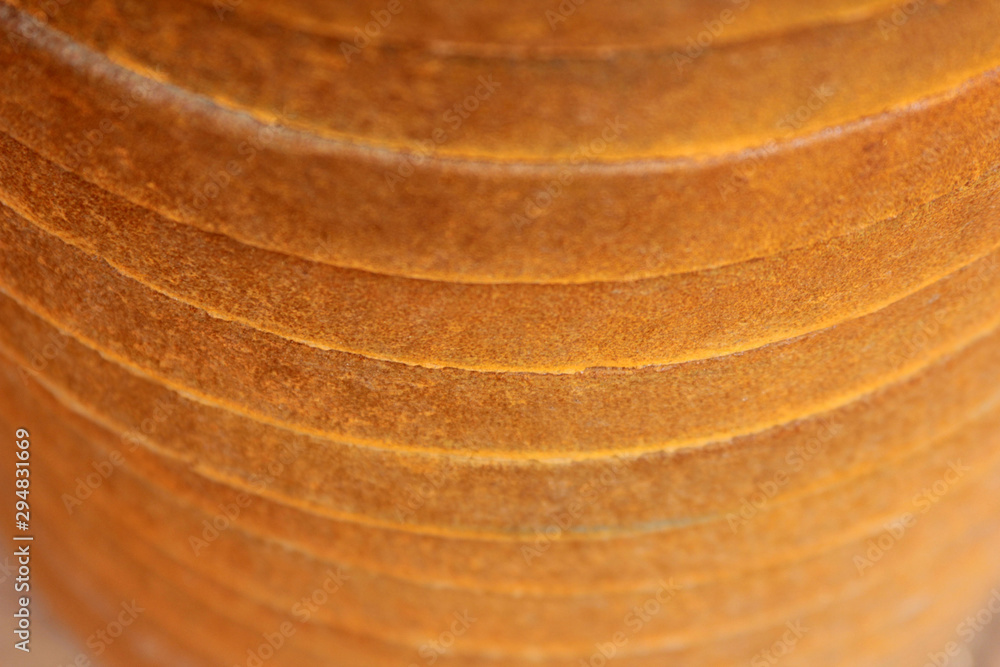 Obraz premium rusty metal pulley texture background