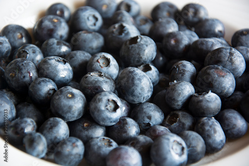 A Serving of Fresh Blueberries in Germany, Europe