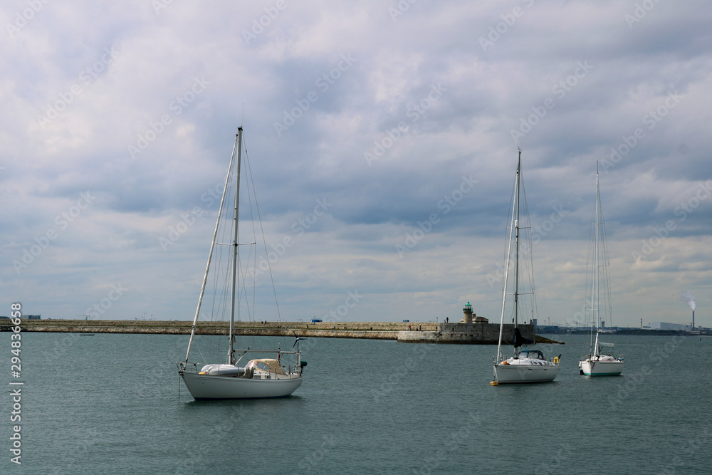 Yachts in the harbor