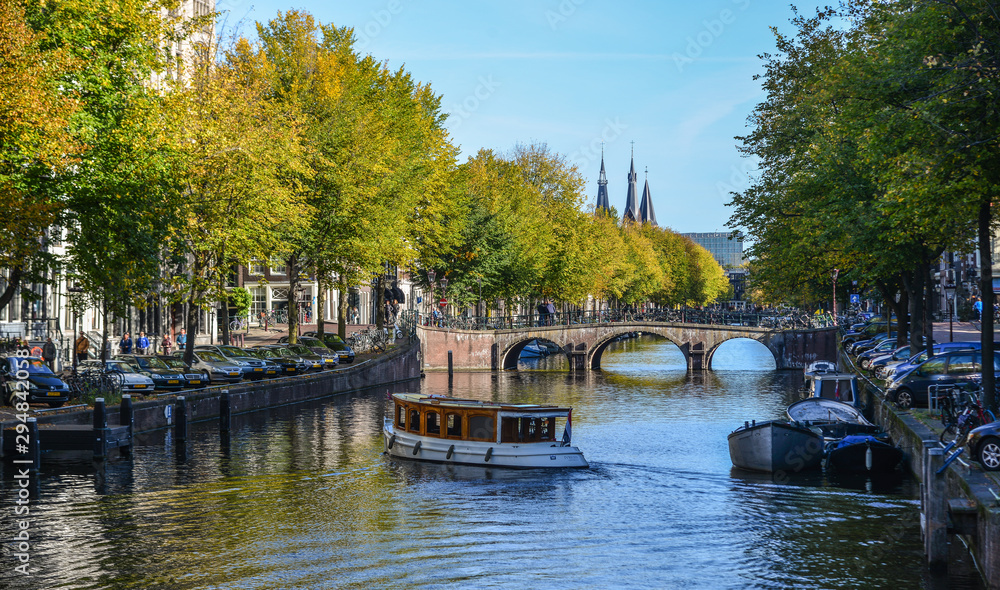Canals of the Amsterdam city