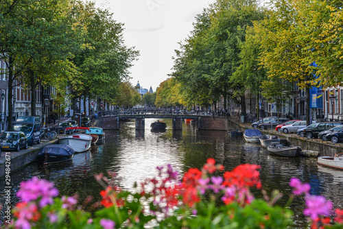 Canals of the Amsterdam city © Phuong