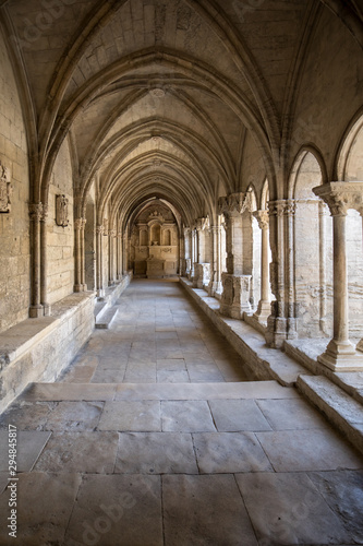 Romanesque Cloisters Church of Saint Trophime Cathedral in Arles. Provence,  France © wjarek