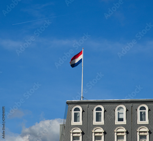 Old buildings of Amsterdam, Holland