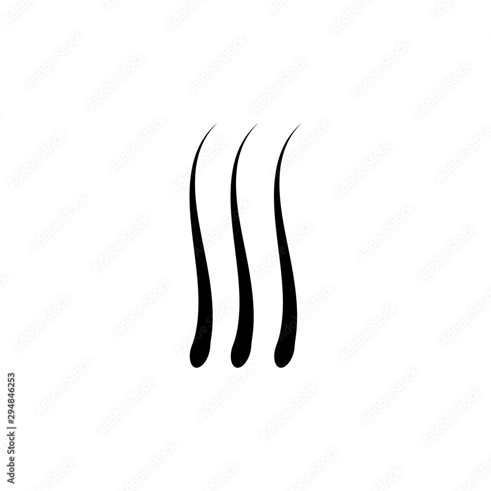 Fototapeta premium hair icon vector illustration design logo
