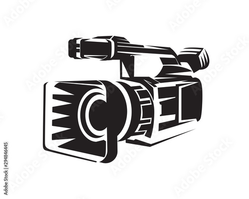 Video Camera and Chinematography Silhouette