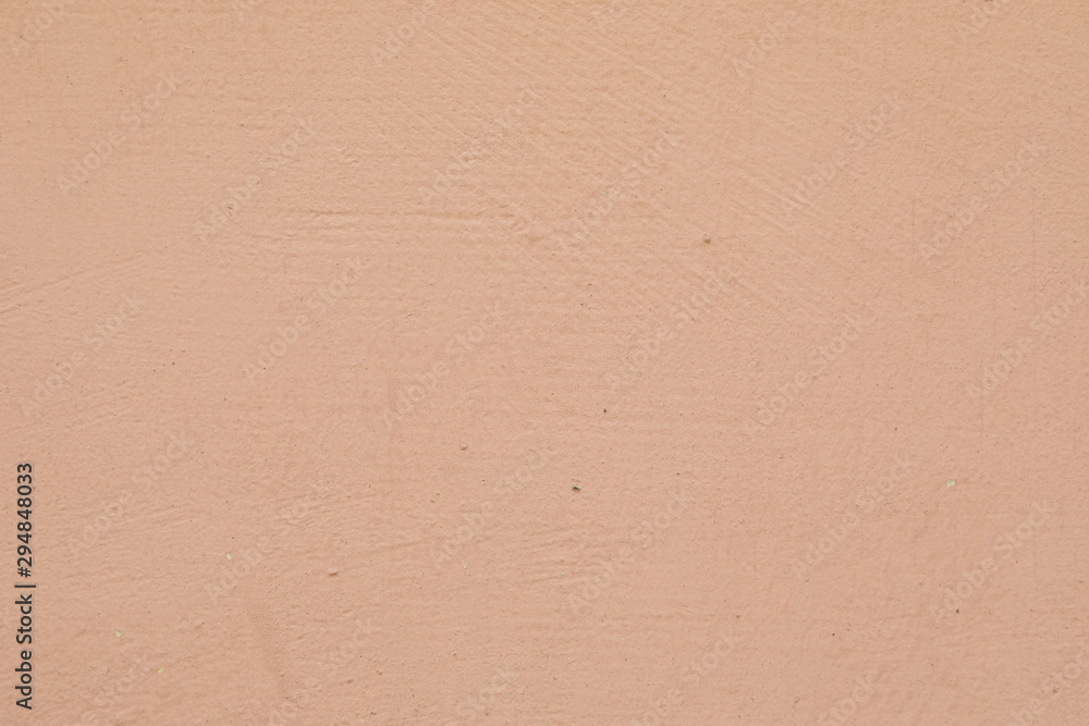 Fototapeta premium Close-up of smooth beige painted wall of a building