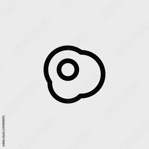 Omelette icon. EPS vector file.