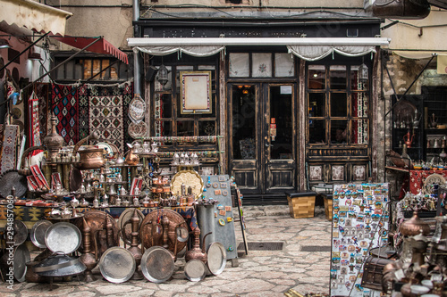 Old street with traditional crafts