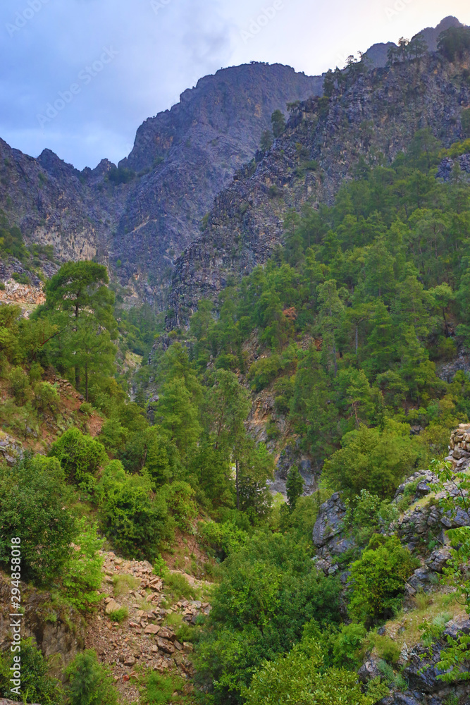 rocks in Goynuk Canyon, Turkey
