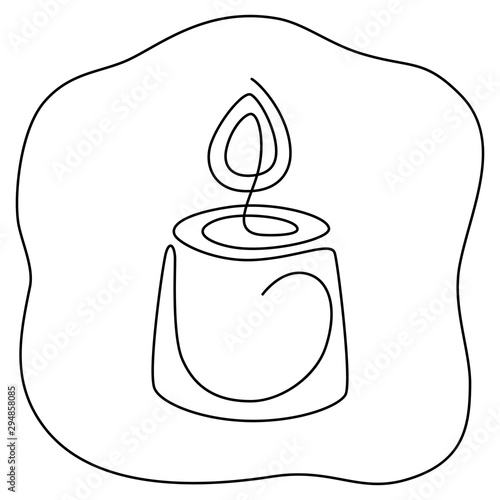 Fortune telling, divination isolated elements of candles for mystic sphere of activity, shop. Witch store. Idea for Taromancy, esoteric presentation. Furtive telling icons. Vector illustrations