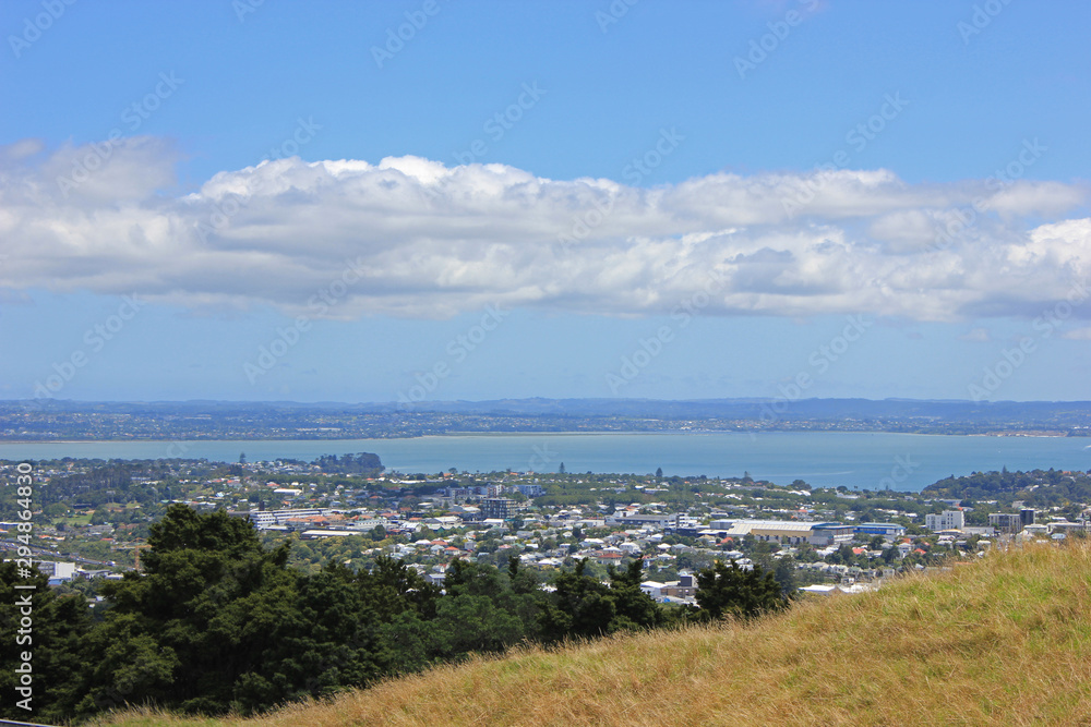 Panorama of Auckland seen from Mount Eden