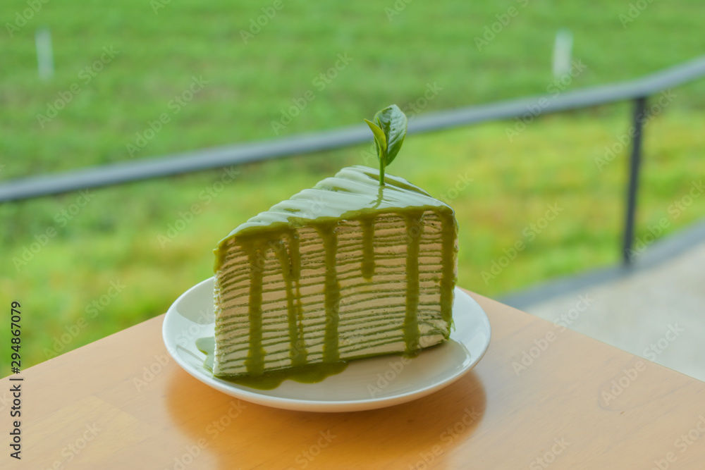 Green Tea Cake, Green Tea Cake from Thailand country