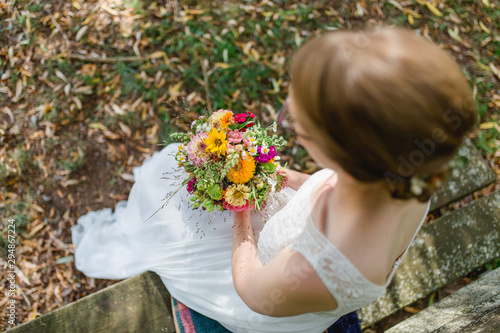 Braut und Bräutigam Hochzeitsschmuck Blumenschmuck