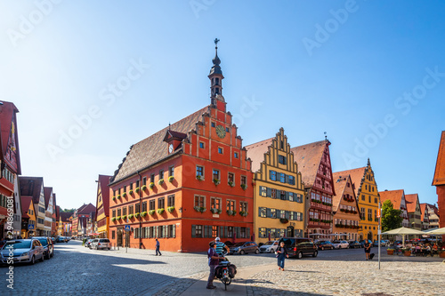 Marktplatz, Dinkelsbühl, Bayern, Deutschland 