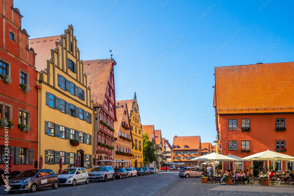 Marktplatz, Dinkelsbühl, Bayern, Deutschland 