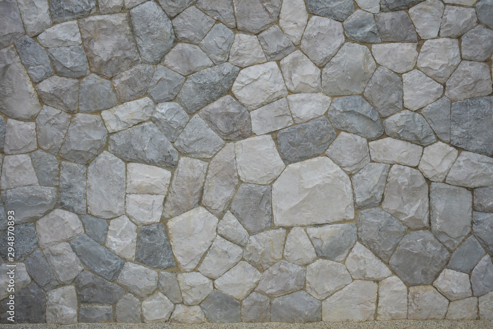 Fototapeta stone wall, stone wall from Thailand country