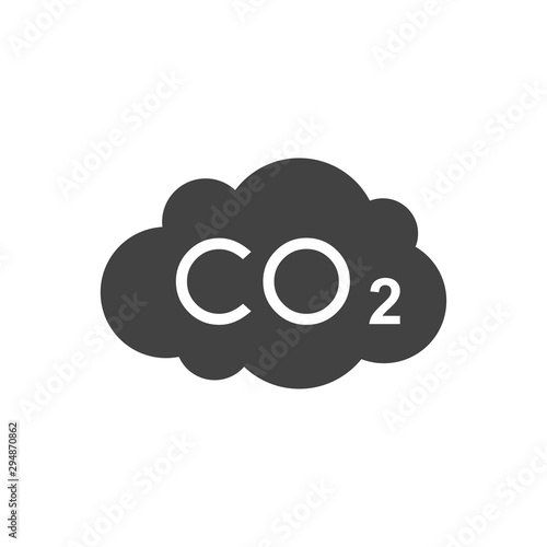 CO2 cloud concept vector image