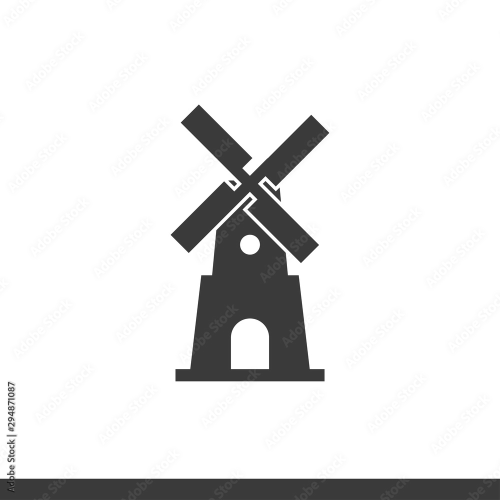 windmill icon on a white background