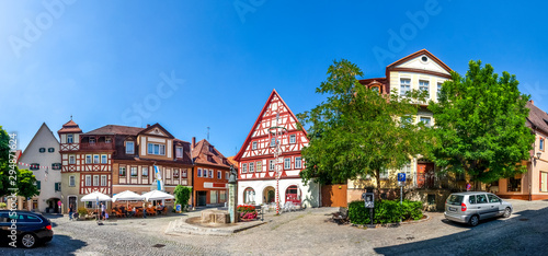 Kornmarkt, Bad Windsheim, Bayern, Deutschland