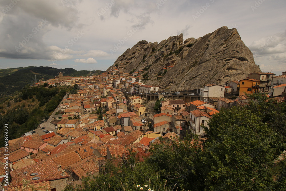 Obraz premium Vista de Pietrapertosa, Italia